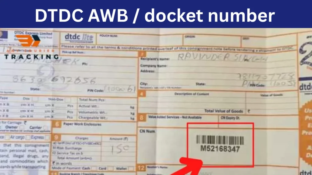 What is DTDC and how tracking work DTDC AWB docket number