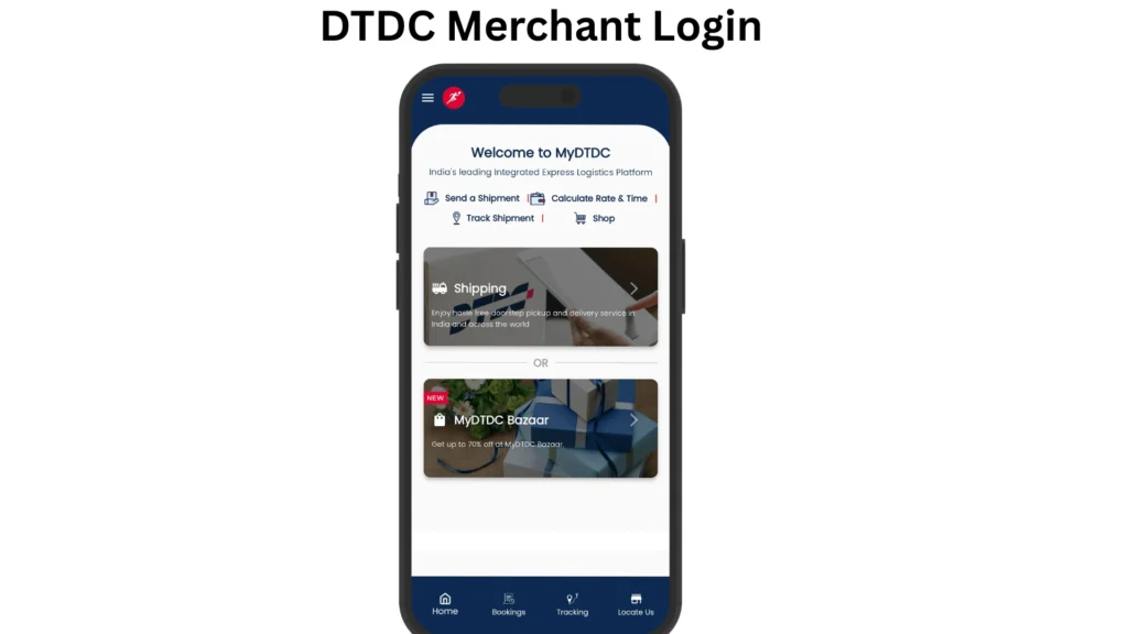 DTDC Merchant Login