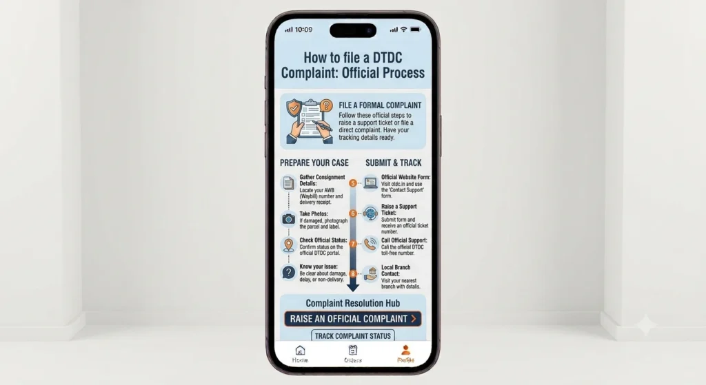 What is DTDC and how tracking work How to file a DTDC complaint