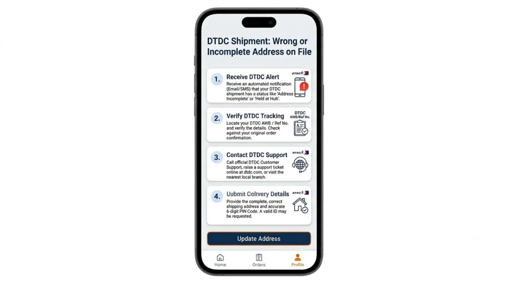 What is DTDC and how tracking work Wrong or incomplete address on file